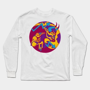 Triad Bull and Bear Long Sleeve T-Shirt